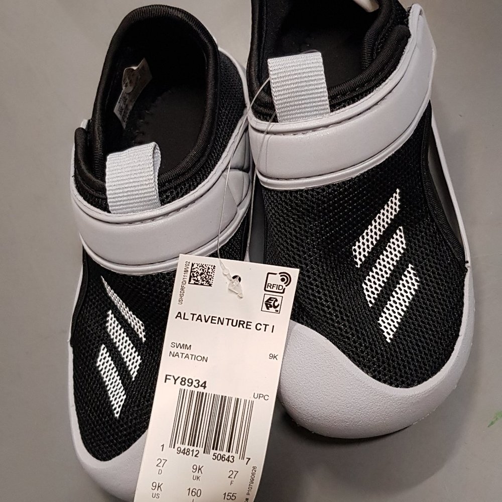 Adidas Altaventure Swim Shoes (BLACK/GRAY)